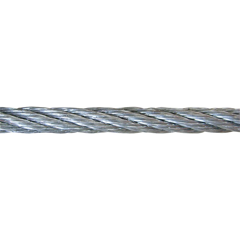 Câble acier galvanisé Ø 2 mm CABLE LEVAGE CABLE TRACTION TERRASSE 7X 7