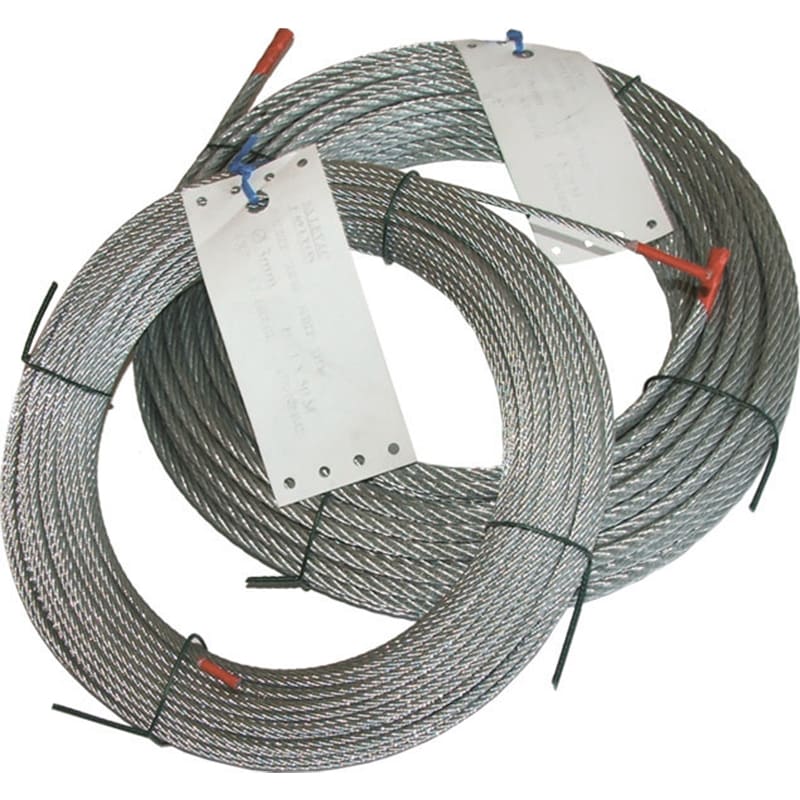 Câble acier galvanisé 7x19 ø 4mm CRM 1270 kg bobine de 50 mètres - Cable de  levage et cordage -  - On en fait des Tonnes - Vente de  Matériel de levage et d'arrimage