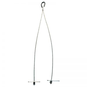 Elingue acier noir L.60cm Diam. 3mm CMU 50kg - ScenOshop, boutique en ligne  de Pariscène