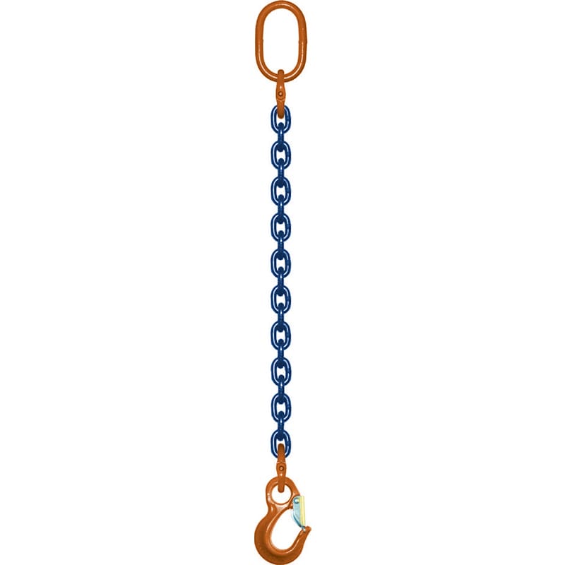 Elingue chaîne grade-100 1 brin - 1 anneau + 1 crochet ref 4260