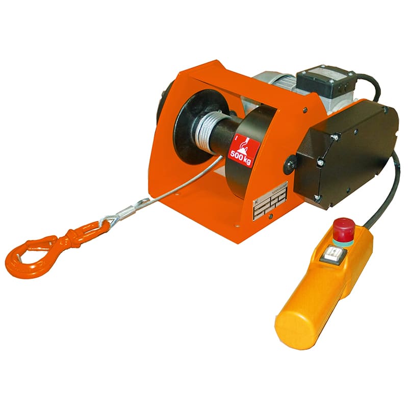 Treuil de levage électrique 230v 1200w capacité 300/600 kg avec